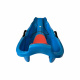 Aga Kinder Schlitten  DS496 Blau, Kinderschlitten aus Kunststoff, Stabiler Schneebob, Rodelschlitten für Kinder