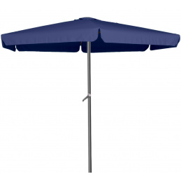 Linder Exclusiv Sonnenschirm, Gartenschirm Ø 400 cm,mit Kurbelmechanismus,Blau