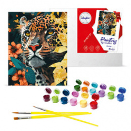 Malowanie po numerach  Niebezpieczny drapieżnik KHO6528    40x50 AP0032 uniwersalny