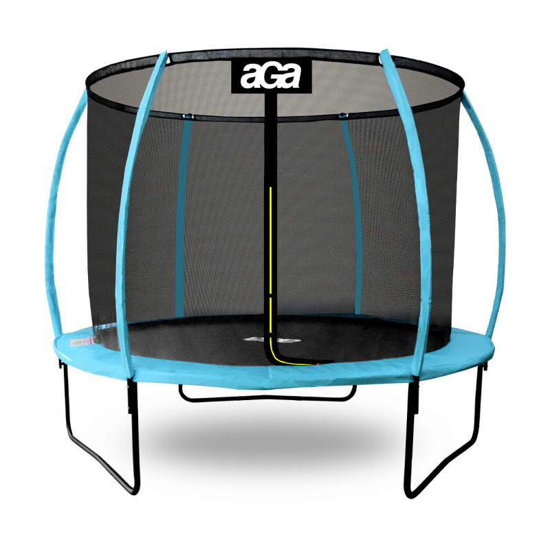 Aga SPORT EXCLUSIVE Trampolin,180 cm 6 ft Hellblau + Schutznetz