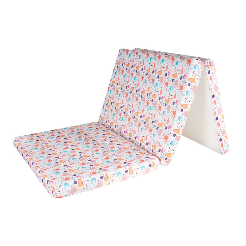 Aga4Kids Klappmatratze 120x60x11 Dicke Faltbare Matratze für Baby Kinder Matratze Reisebett MR4557