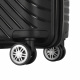 Aga Travel Reisekofferset, Kofferset  MR4677 Schwarz, Hartschale, TSA, 4 Rollen, Reisekoffer, Koffer