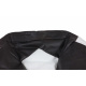 Aga Sitzsack Relaxationbag BALL XXXL Weiß - Schwarz + Fußstütze