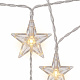 Linder Exclusiv Weihnachtsbeleuchtung Anhänger Sterne 40 LED Warmweiß