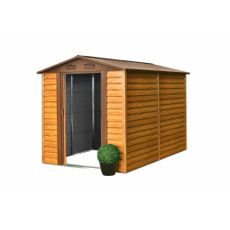 Aga Gartenhaus für Werkzeuge Garten-Lagerschuppen 236x209x195 cm Braun