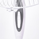 Aga Standventilator 43 cm Weiß, 3-Geschwindigkeitsstufen, Oszillation, Verstellbare höhe, 45 W
