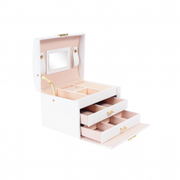 Aga Schmuckkästchen 18x14x13 cm Weiß