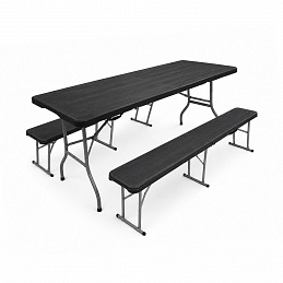 Aga Kunststoff-Bierbank-Set klappbar