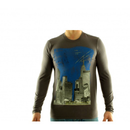 CALVIN KLEIN T-shirt cmp84q Gris