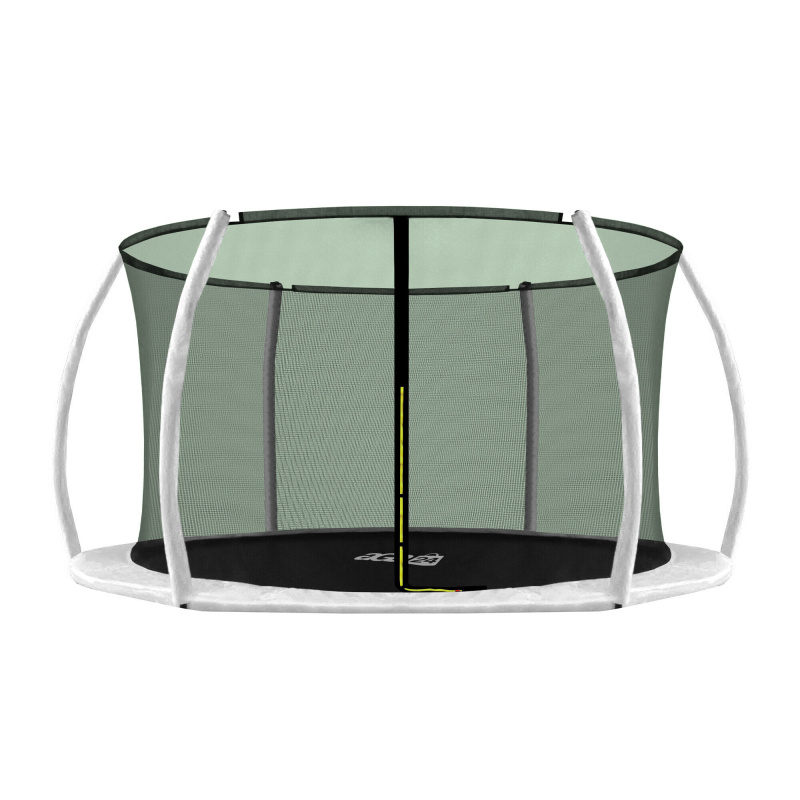 Aga Sicherheitsnetz für Trampolin 430 cm für 6 Stangen Dunkelgrün Innennetz mit Kreis