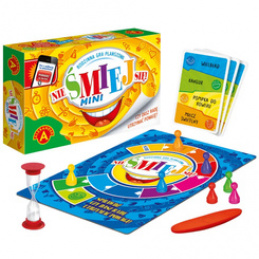 Alexander Towarzyska gra planszowa Nie śmiej się! Wersja mini - 220 haseł GR0801 uniwersalny