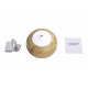Aga Aroma Diffuser MRDI04 mit Led-Beleuchtung mit wechselnden 7  Farben, Luftbefeuchter, Raumbefeuchter Hellbraun