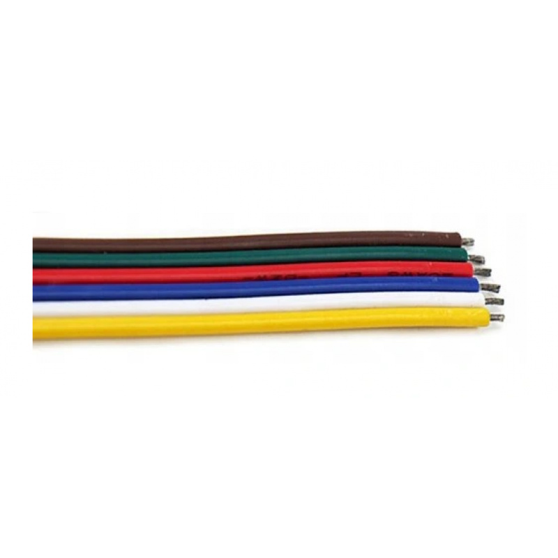 6-adriges Kabel für RGBW + CCT LED-Streifen - 1m