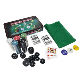 B10E ZESTAW DO GRY W POKERA 300 EL. DUO