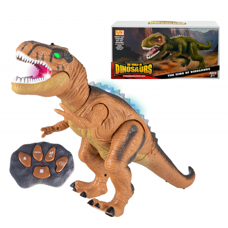 B23K DINOZAUR RC ROBOT LED MUZYKA