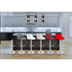 Aga Barhocker Burgundy  aus Kunstleder 360° drehbar höhenverstellbar, Barstuhl, Küchenhocker, Barhocker, Barstuhl, Bistrohocker