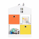 Aga Kinderbücherregal mit Haus-Design MR2104