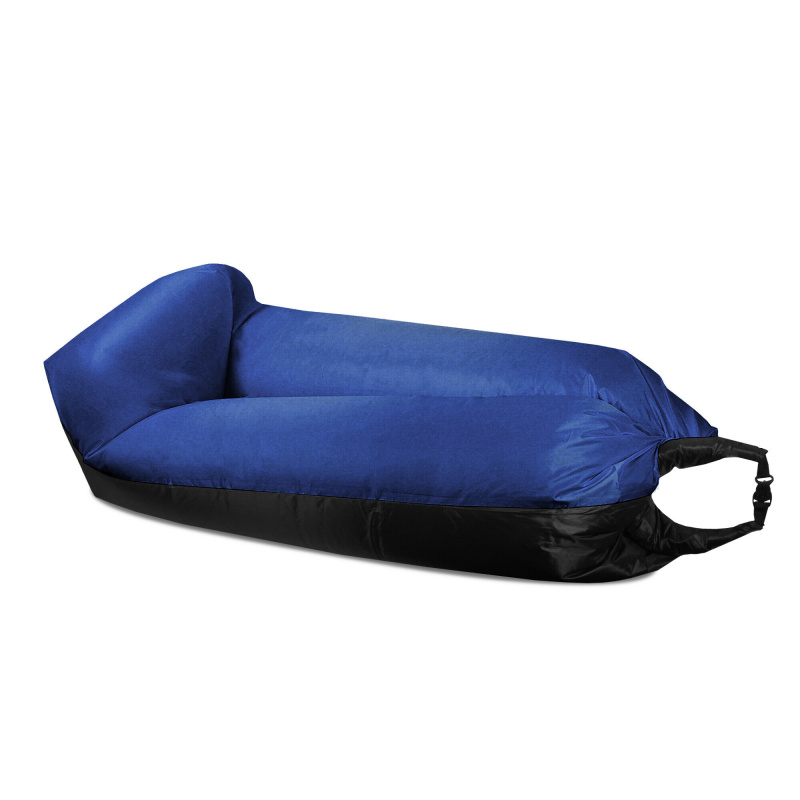 Aga Aufblasbarer Lazy Bag 230x70 cm Schwarz/Dunkelblau