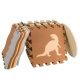 Aga Schaumstoff-Puzzlematte / Laufstall 36Stück Dinosaurier 143cm x 143cm x1cm