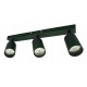 LED-Deckenleuchte LED-Deckenstrahler LED-Deckenlampe LED VIKI-X 3x GU10 - schwarz