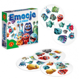 Alexander Gra karciana Ale pary Emocje - okrągłe karty GR0787 uniwersalny