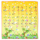 Aga4Kids Kinder Spielmatte 180x200 cm MR128 Krabbelmatte, Spielmatte doppelseitig, Spielunterlage ,Spielteppich, Spielteppich für Kinder