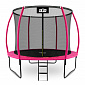 Aga SPORT EXCLUSIVE Trampolin 305 cm 10 ft Rosa, Kindertrampolin, Gartentrampolin mit Sicherheitsnetz + Schutznetz + Leiter