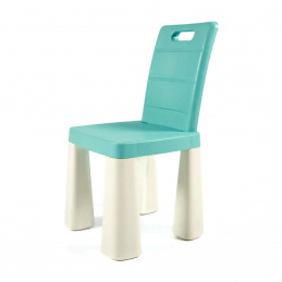 Doloni Kinderstuhl aus Kunststoff Blau/Weiß