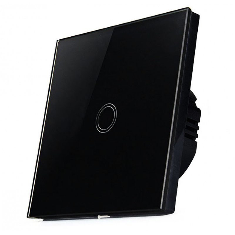 Glas-Touch-Schalter - schwarz