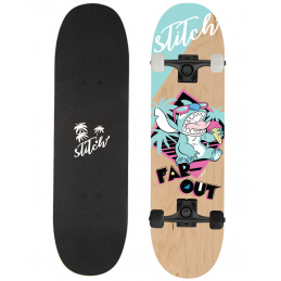 VELKÝ DŘEVĚNÝ SKATEBOARD STITCH DALEKO VENKU
