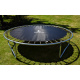 Aga SPORT TOP Trampolin,Kindertrampolin mit Sicherheitsnetz  244 cm 8 ft Blau