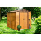 Aga Gartenhaus für Werkzeuge Garten-Lagerschuppen 236x209x195 cm Braun