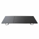 Aga Klappbare Turnmatte 180 x 60 x 3 cm Weichbodenmatte Gymnastikmatte Sportmatte Fitness Schwarz