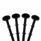 Aga Bodenanker, Erdanker 15cm, geeignet für Folien, Vliese & Netze, mit Widerhaken für sichere Fixierung im Boden, 10 Stk