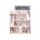 Aga Puppenhaus aus Holz + Möbel 80cm