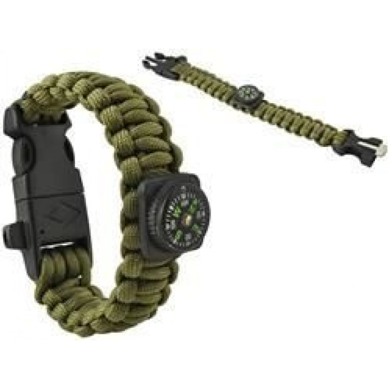 Armband Multifunktionales Survival - Grün