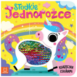 Aksjomat Słodkie jednorożce. Książeczka z cekinami do dotykania KS1135 uniwersalny