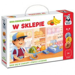 Kapitan Nauka Gra edukacyjna W sklepie - baw się w zakupy i ćwicz liczenie GR0820 uniwersalny