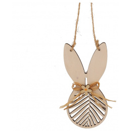 Zajączek drewniany dekoracja do powieszenia