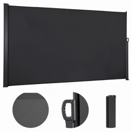 Markiza tarasowa boczna 200x300 cm - szara