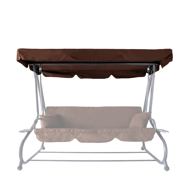 Aga Dach für Gartenschaukel GRANDLUX Dunkelbraun 212x114cm