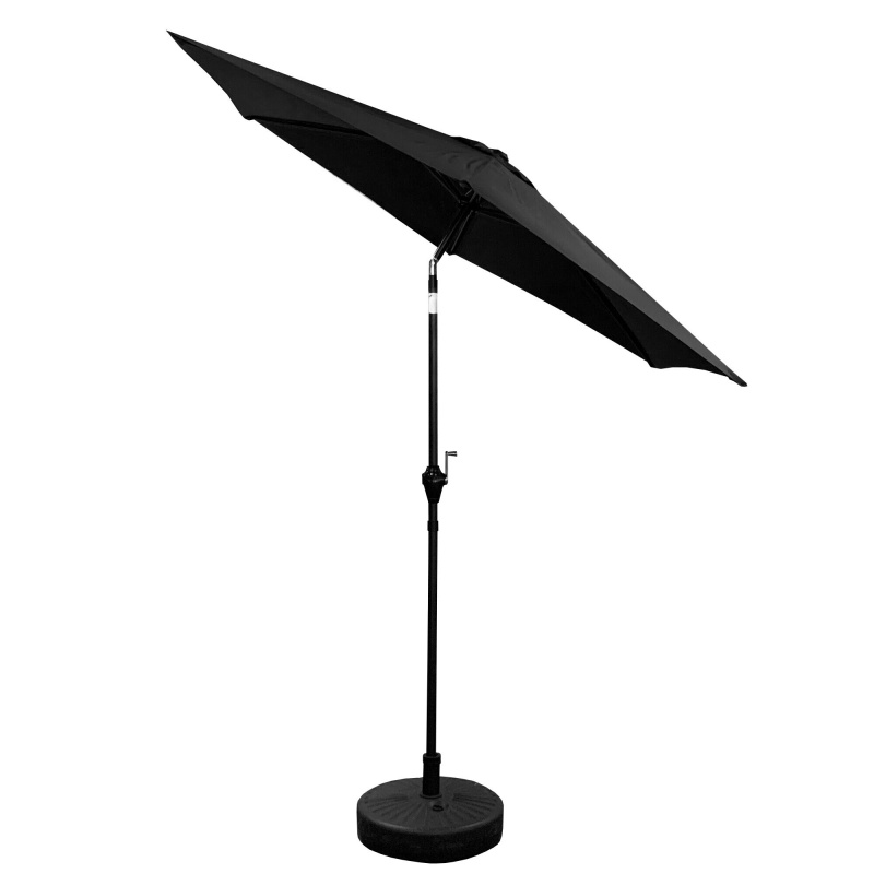 Aga Neigbarer Gartenschirm 250 cm Schwarz