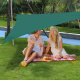 Aga Sonnensegel Dreieck 5x5x5 m, Sonnenschutz Segel inkl. Befestigungsseilen Dunkelgrün mit UV Schutz für Garten Terrasse