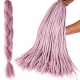 Haar Canel synthetische Zöpfe Ombre rosa ISO