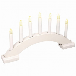 Świecznik świąteczny 7 LED - timer