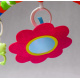 Aga4Kids Spieldecke MRBM07 Baby Krabbeldecke mit Spielbogen,Spieldecke mit 5 abnehmbaren Spielzeugen