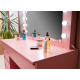 Aga Schminktisch mit Spiegel und Beleuchtung Rosa