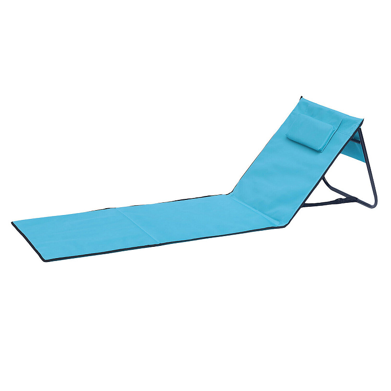 Linder Exclusiv Klappbarer Strandliegestuhl Blau