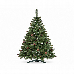 Aga Weihnachtsbaum 150 cm mit Tannenzapfen und leicht mit Kunstschnee bedeckt, Künstlicher Weihnachtsbaum, Tannenbaum mit ständer, Christbaum, Kunstbaum Weihnachten Aga Weihnachtsbaum 150 cm mit Tannenzapfen und leicht mit Kunstschnee bedeckt, Künstlicher Weihnachtsbaum, Tannenbaum mit ständer, Christbaum, Kunstbaum Weihnachten