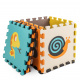 Aga Schaumstoff-Puzzlematte für Kinder 9 Teile farbig 85 cm x 85 cm x 1 cm